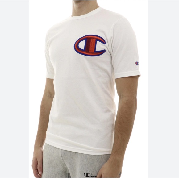Champion Other - < Vintage Champion Large Logo Patch T-Shirt >